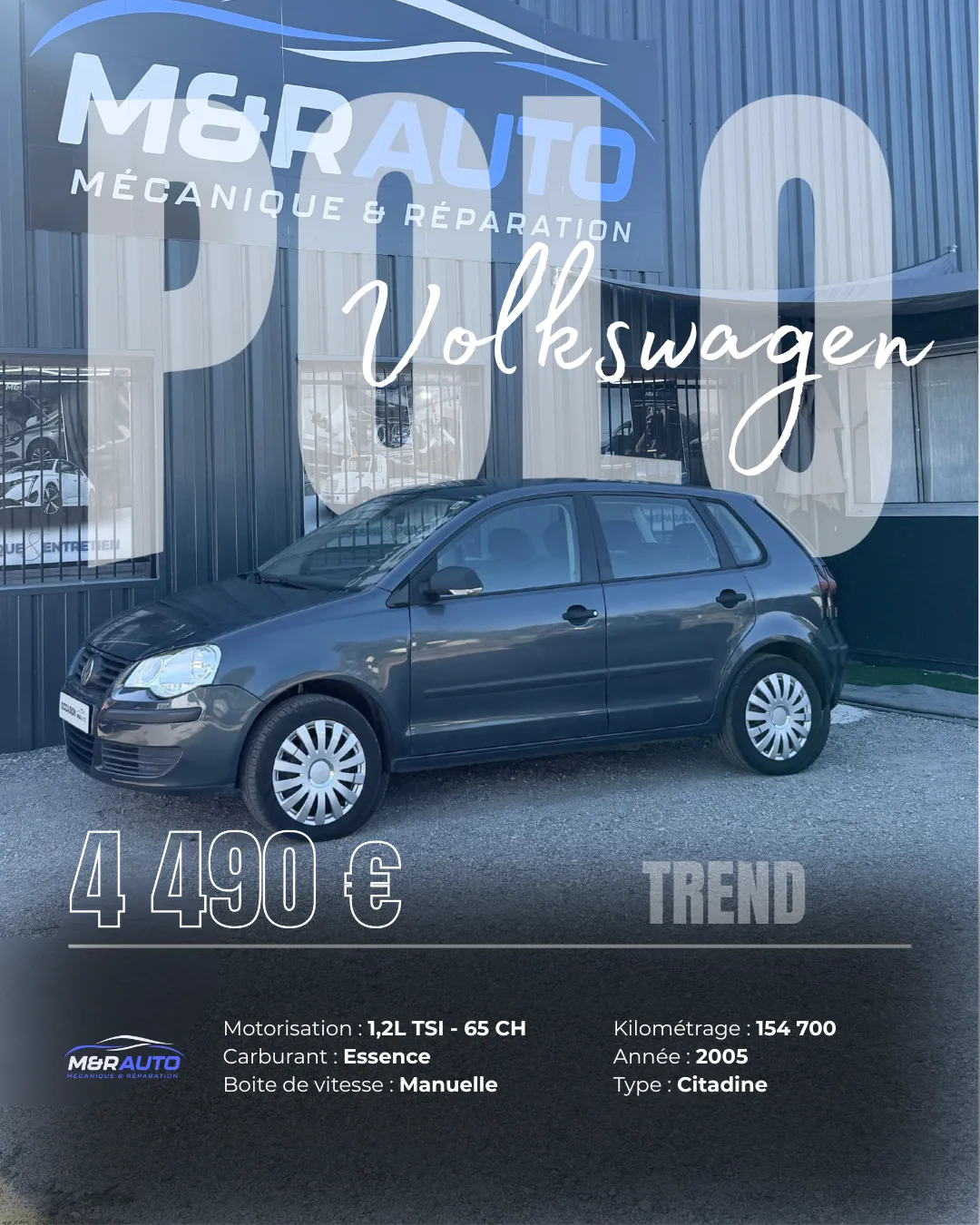 Volkswagen Polo 1.2 65Ch Trend 5P
